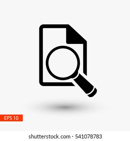 document search vector icon