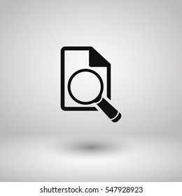 document search vector icon