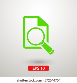 document search vector icon