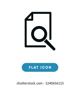 Document searching vector icon