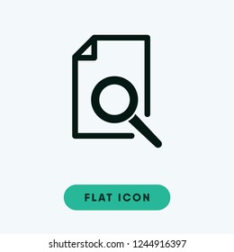 Document searching vector icon