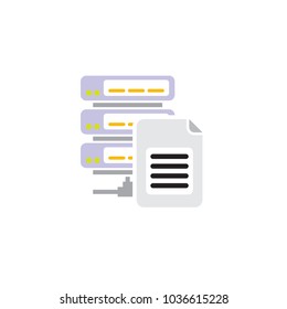Document Server Logo Icon Design