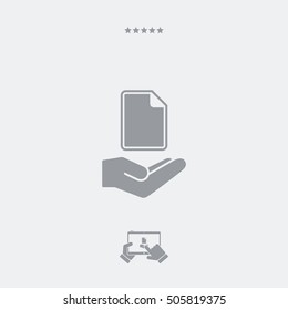 Document services - Minimal icon