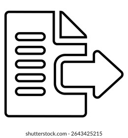 document set line icon design. document set thin black outline symbol vector illustration. editable stroke icon on transparent background.