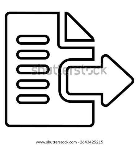 document set line icon design. document set thin black outline symbol vector illustration. editable stroke icon on transparent background.