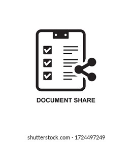 DOCUMENT SHARE ICON , PUBLISH DATA ICON