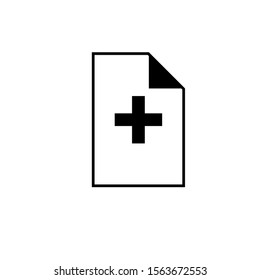 Document sign design .Document add  icon.