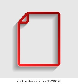 Document sign illustration