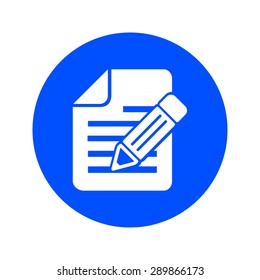 Document sign simbol.