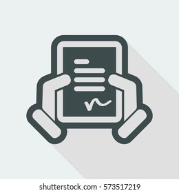Document signature icon