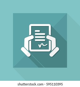 Document signature icon