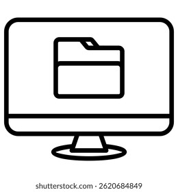 Document Simple Icon Vector Illustration Concept
