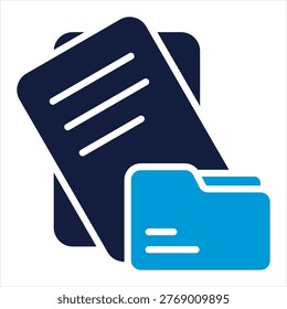 Document Single Icon Glyph Color