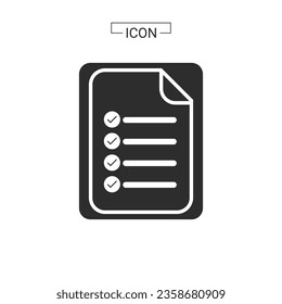 Document Special Lineal  Fill icon