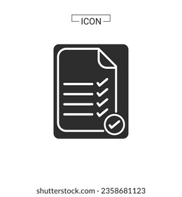 Document Special Lineal  Fill icon