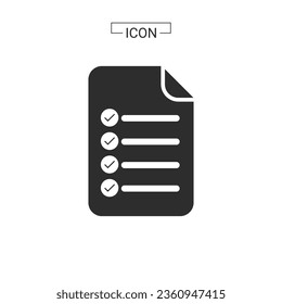 Icono de enlace y relleno especial del documento