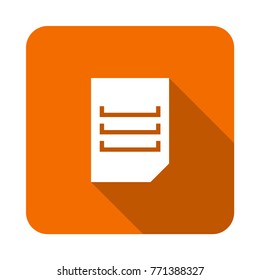 document  Square rounded icon