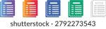 Document Stack Icons for Business Management vol 1653