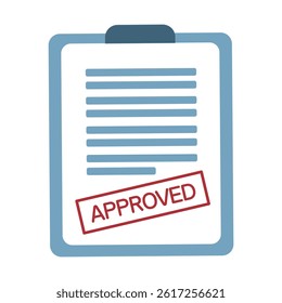 document stamping rubber of "APPROVED" word