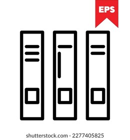 document storage icon in eps format