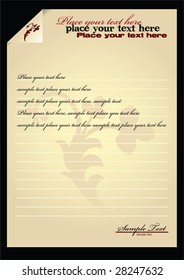 Document template