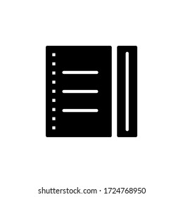 document template icon. perfect for website, application, user interface, mobile application, logo and presentation template. icon design solid style.