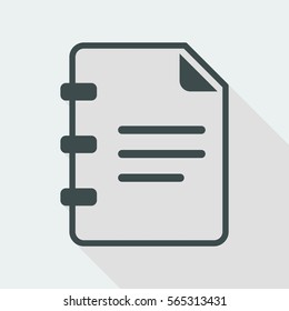 Document text - Minimal vector icon