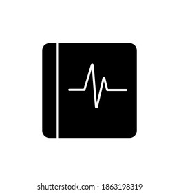 Document theme corona virus vector icon. Illustration isolated for graphic and web design.