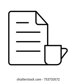  document thin line