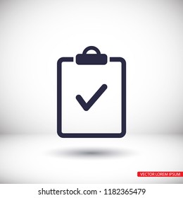 document tick vector icon
