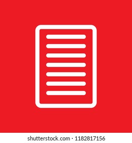 document tick vector icon