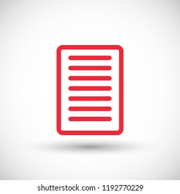 document tick vector icon