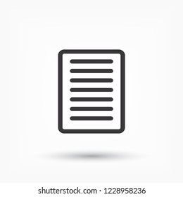 document tick vector icon