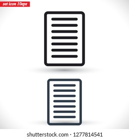 document tick vector icon