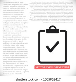 document tick vector icon