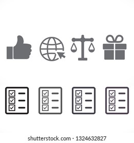 document tick vector icon