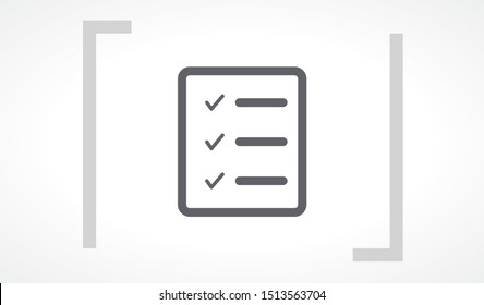 document tick vector icon. lorem ipsum Flat Design JPG