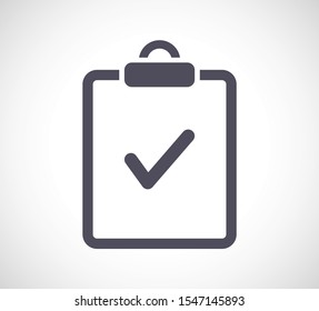 document tick vector icon. lorem ipsum Flat Design JPG