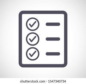 document tick vector icon. lorem ipsum Flat Design JPG