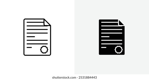 Document vecor icon set. Stock vector illustrator. EPS 10