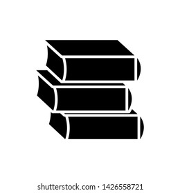 Document vector book , icon template book silhoette illustration , emblem isolated simple vector for company icons - Vector