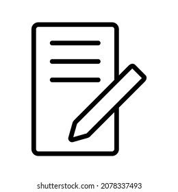 Document Vector Design Icon. Suitable for UI and UX Design