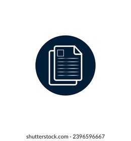 Document vector file icons. Paper documents icons, signs. Clipboard, checklist, report, survey or agreement editable stroke outline icon. vector design.
