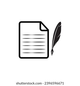 Document vector file icons. Paper documents icons, signs. Clipboard, checklist, report, survey or agreement editable stroke outline icon. vector design.