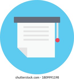 document vector flat color icon 