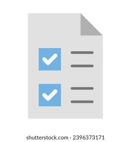 Document Vector Flat Icon For Personal And Commercial Use.
