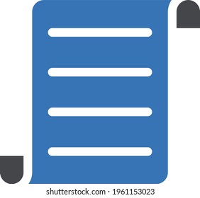 document vector glyph colour icon