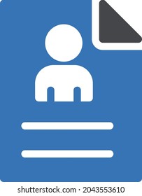 document vector glyph colour icon