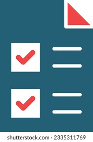 Document Vector Glyph Two Color Icon For Personal And Commercial Use.
