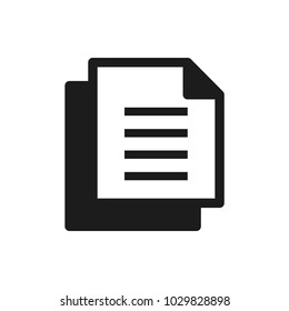 document vector icon